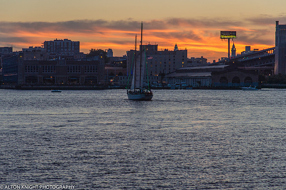 Boat on Delaware River