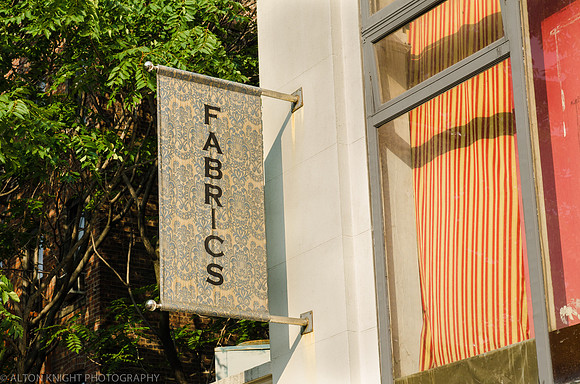 Fabric Store Sign